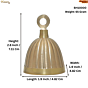 Brass Small Bell for Pooja KBH10000