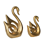 Brass Swan Pair Figurines KBH10005