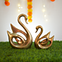 Brass Swan Pair Figurines KBH10005