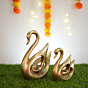 Brass Swan Pair Figurines KBH10005