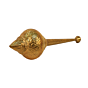 Brass Gada Traditional Brass Mace for Temple and Home Decor KBH10017