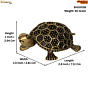 Brass Tortoise Idol1 Inch KBH10038