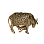 Brass Cow and Calf Statue KBH10040
