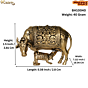 Brass Cow and Calf Statue KBH10040