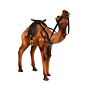Handcrafted Leather Camel Statue BH10077