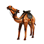 Handcrafted Leather Camel Statue BH10077