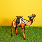 Handcrafted Leather Camel Statue BH10077