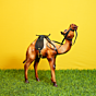 Handcrafted Leather Camel Statue BH10077