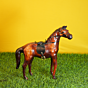 Handcrafted Leather Horse Statue BH10078