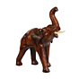 Handcrafted Leather Elephant Showpiece BH10079