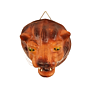 Handcrafted Leather Lion Face Showpiece BH10080