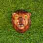 Handcrafted Leather Lion Face Showpiece BH10080