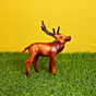 Handcrafted Leather Deer Showpiece BH10082
