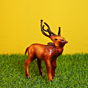 Handcrafted Leather Deer Showpiece BH10082