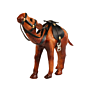 Handcrafted Leather Camel Figurine BH10083