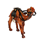 Handcrafted Leather Camel Figurine BH10083