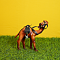 Handcrafted Leather Camel Figurine BH10083