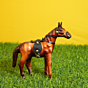 Handcrafted Leather Horse Figurine BH10084