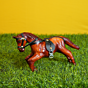 Handcrafted Leather Horse Showpiece 9 Inch KBH10085