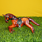Handcrafted Leather Horse Showpiece 9 Inch KBH10085