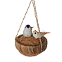 Weed Grass Birds with Nest Eco-Friendly Decorative Piece for Home & Garden KBH10104