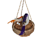 Weed Grass Birds with Nest Eco-Friendly Decorative Piece for Home & Garden KBH10104