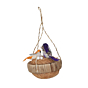 Weed Grass Birds with Nest Eco-Friendly Decorative Piece for Home & Garden KBH10104