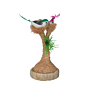 Handmade Weed Grass Tree 7 Inch KBH10109