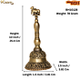Brass Nandi Bell  KBH10128
