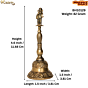 Brass Hanuman Bell KBH10129