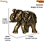 Brass Elephant statue KBH10156