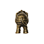 Brass Elephant 1 Inch KBH10157