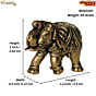 Brass Elephant 1 Inch KBH10157