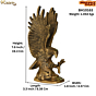 Brass Eagel Statue KBH10163