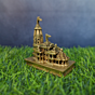 Brass Ram Mandir 4 Inch KBH10172