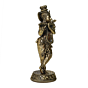 Brass Krishna Idol 10 Inch KBH10180
