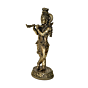 Brass Krishna Idol 10 Inch KBH10180