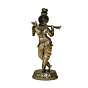 Brass Krishna Idol 10 Inch KBH10180