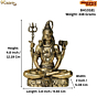 Brass Shiv Idol KBH10181