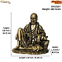 Brass Sai Baba Idol KBH10187