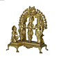 Brass Ram Darbar Statue KBH10203