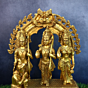 Brass Ram Darbar Statue KBH10203