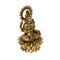 Brass Lakshmi Idol KBH10233