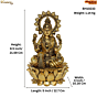 Brass Lakshmi Idol KBH10233