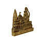 Brass Ram Mandir Plate  KBH10236