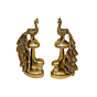 Brass Peacock Pair KBH10239
