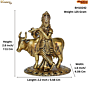 Brass Krishna Idol KBH10242