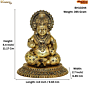 Brass Kuber Statue  KBH10244