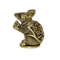 Brass Rat Statue KBH10249