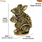 Brass Rat Statue KBH10249